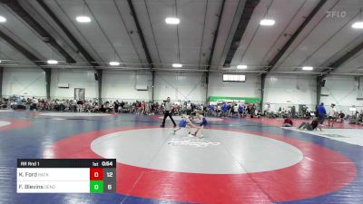 60 lbs Rr Rnd 1 - Karter Ford, Backyard Bullies Wrestling Club vs Finley Blevins, Dendy Trained Wrestling