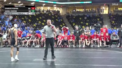 113 lbs Finals (1st & 3rd) - Charlie Foster, Williamsburg vs Angel Cortes, Clarion-Goldfield-Dows