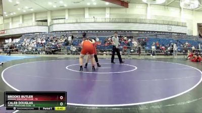 220 lbs Round 3 (6 Team) - Brooks Butler, Dragon Wrestling Club vs Caleb Douglas, Webo Wrestling Club