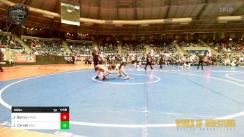 95 lbs Quarterfinal - Jake Benyo, Mat Assassins vs Jeremy Carver, Delta Wrestling Club, Inc