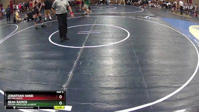 163 lbs Champ. Round 1 - Sean Ramos, Folsom Wrestling Academy vs Jonathan Hand, Big Dog Ranch