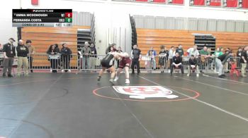 235 lbs Consi Of 8 #2 - Emma McDonough, Whittier vs Fernanda Costa, Cambridge