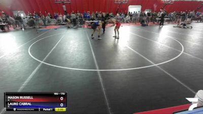 170 lbs Cons. Round 1 - Mason Russell, IL vs Lauro Cabral, IL