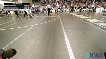 51 lbs Consolation - Ember Shelton, Team Tulsa Wrestling Club vs Renezmae Merrell, Mannford Pirate Youth Wrestling