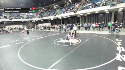 113 lbs Cons. Round 1 - Isaiahs Carreno, Stillman Valley vs Everett Sievers, Lincoln-Way (East)