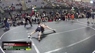 125 lbs Quarterfinals (8 Team) - Emmett Eck, Kansas Cobras vs Jonah Schulz, Wyoming Renegades