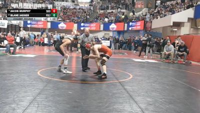 A - 138 lbs Champ. Round 1 - Blane Jaeger, Polson vs Jacob Murphy, Three Forks/Ennis