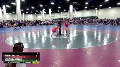 130 lbs Round 1 (8 Team) - Shelby Fillyaw, Charlies Angels Florida Pink vs Addison Cozzens, Team Iowa Crazy Coconuts