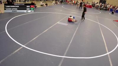 12U - 67 lbs Semis - Jaxon Liffrig, Kasson-Mantorville Wrestling Club vs Liam Hamacher, MN Elite Wrestling Club