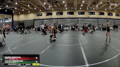 96 lbs Round 3 (4 Team) - Xavier Bernthal, Legacy Dragons vs Colton Breedlove, Hanover Hawkeye