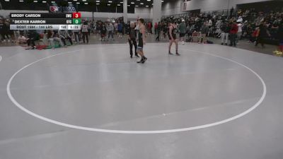 144 lbs Champ. Rd Of 32 - Dexter Karron, Owasso Takedown Club vs Brody Carson, Silverback Wrestling Club