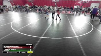 93-97 lbs Round 1 - Rohwen Aultman, Iowa-Grant Youth Wrestling Club vs Charlie Jones, Wisconsin