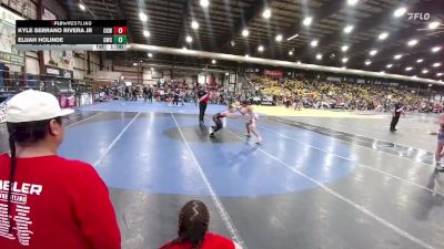 100 lbs Cons. Round 3 - Kyle Serrano Rivera Jr, Cobbler Kids Wrestling vs Elijah Holinde, Glasgow Wrestling Club