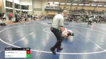 145 lbs Consi Of 16 #2 - Hunter Johnson, Tewksbury vs Maximus Piel, New Milford