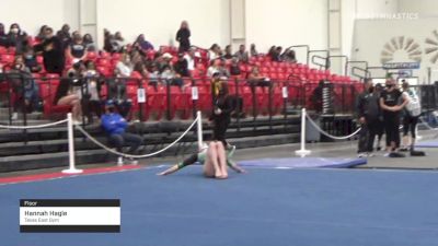 Hannah Hagle - Floor, Texas East Gym - 2021 Region 3 Women's Championships