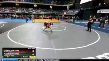 5 lbs Quarterfinal - Judith Sandoval, El Paso Hanks vs Valerie Fuentes, Arlington Seguin