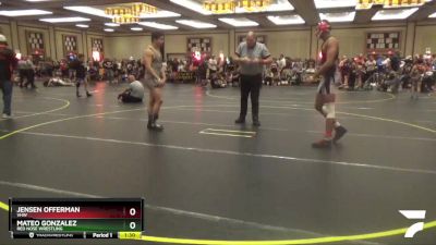 165 lbs Cons. Round 3 - Jensen Offerman, VHW vs Mateo Gonzalez, Red Nose Wrestling