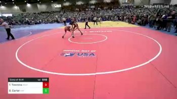 157 lbs Consi Of 16 #1 - Tyson Timmins, Windsor Wrestling Club vs Devan Carter, Mat Demon Wrestling Club