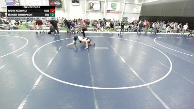 16U Boys - 138 lbs Champ. Round 1 - Jubin Aliabadi, Young Guns Nashville Wrestling vs Jenner Thompson, Riverhawk Wrestling Club