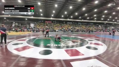 50 lbs Cons. Round 2 - Jack Unruh, American Outlaws Wrestling vs Rawley Williams, Touch Of Gold