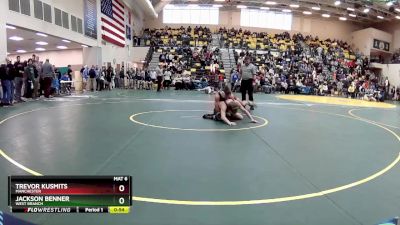 132 lbs Cons. Round 4 - Trevor Kusmits, MANCHESTER vs Jackson Benner, WEST BRANCH