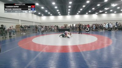 113 lbs Quarters - Carson Raper, Darkhorse vs Michael Densmore, South Georgia Athletic Club
