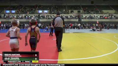 75 lbs Round 1 - Kelby Franzen, Outlaw Wrestling Club vs Brevig Hartwig, Lakeville Youth Wrestling