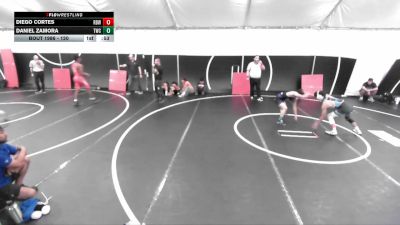 120 lbs Cons. Semi - Diego Cortes, Rancho Bernardo Wrestling vs Daniel Zamora, Threshold Wrestling Club