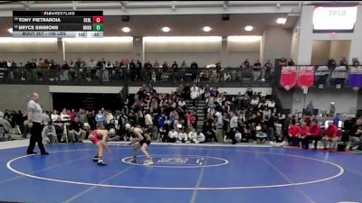 106 lbs Consi Of 16 #2 - Tony Pietraroia, Berlin vs Bryce Simmons, Daniel Hand