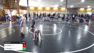 110 lbs Consi Of 8 #2 - Brandon Frields, Glen Lyon vs Jaydenn Stranger, Monroeton