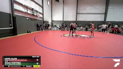 120 lbs Champ. Round 1 - Lewis Allen, CNWC Concede Nothing Wrestling Club vs Isaiah Martinez, All In Wrestling Academy