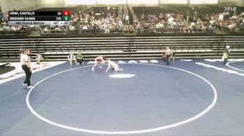 6A 132 lbs 3rd Place Match - Uriel Castillo, Cedar Valley vs Bridger Olsen, Syracuse