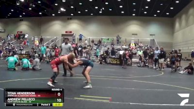 140 lbs Round 4 (6 Team) - Luke Banas, American Gladiators-Havoc vs Ryan Costello, Team Gotcha Black