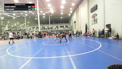 191 lbs Rr Rnd 2 - Elijah Simak, Nazareth - HSAm vs Chris Zapf, La Salle College - HSAm