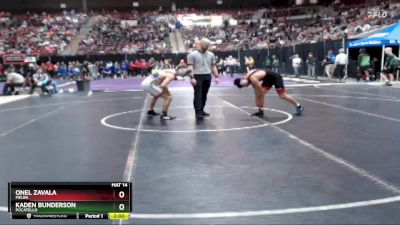 138 lbs Champ. Round 1 - Kaden Bunderson, Pocatello vs Onel Zavala, Melba