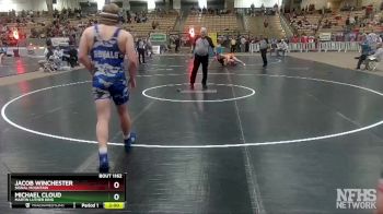 A 220 lbs Quarterfinal - Michael Cloud, Martin Luther King vs Jacob Winchester, Signal Mountain