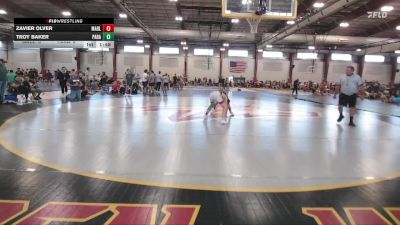 95 lbs Round 4 (12 Team) - Zavier Olver, Mat Assassins Black vs Troy Baker, Parabellum