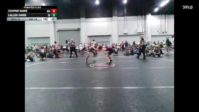 115 lbs Round 4 (8 Team) - Callen Owen, Dayton Bandits vs Cooper Saine, GA United
