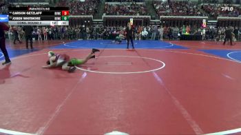 123 lbs Cons. Round 2 - Carson Getzlaff, Coyote Wrestling Club vs Joben Whitmore, Cougar Club Wrestling