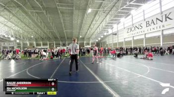 130 lbs Champ. Round 1 - Bailee Anderson, Grantsville vs Isa Nicholson, Herriman