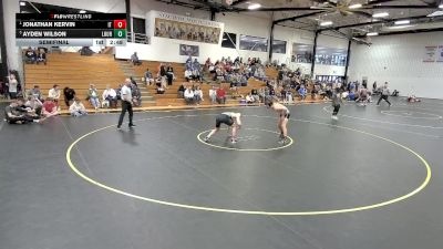 165 lbs Semifinal - Jonathan Kervin, Indiana Tech vs Ayden Wilson, Lourdes