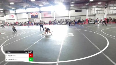 73 lbs Consolation - Liam Hyde, Grindhouse WC vs Austin Latinis, Gold Rush Wr Acd