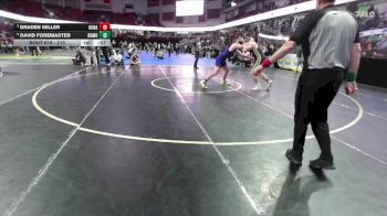 215 lbs 5th Place Match - Draden Miller, Kuna vs David Foremaster, Rocky Mountain