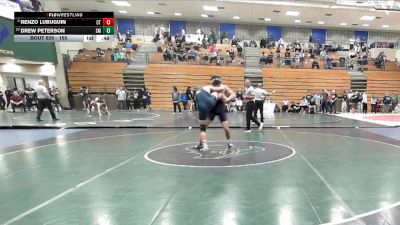 150 lbs Cons. Round 6 - Drew Peterson, San Marcos vs Renzo Lubuguin, Cherokee Trail
