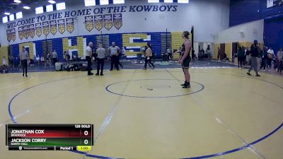 126 Gold Cons. Round 2 - Jackson Corry, North Hall vs Jonathan Cox, Braddock