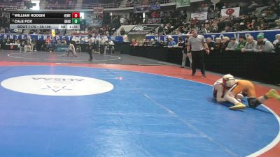 7A 106 lbs Semifinal - Cale Fox, Grissom Hs vs William Hodgin, Hewitt-Trussville