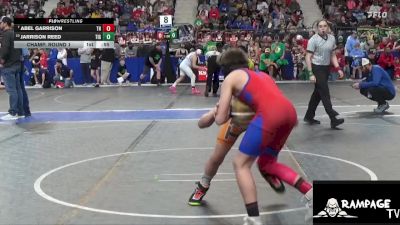 100 lbs Champ. Round 1 - Abel Garrison, Team Hawks vs Jarrison Reed, Tiger