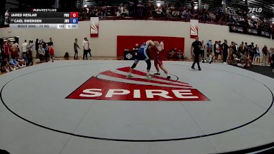 74 kg Champ. Round 4 - Jared Keslar, Pittsburgh Wrestling Club vs Cael Swensen, Jackrabbit Wrestling Club