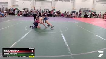 126 lbs Round 7 (8 Team) - Blaze Van Gundy, Team Shutt Dethrone vs Bryer Stenson, Team Shutt Dynasty
