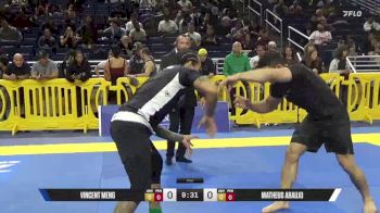 Matheus Araujo vs Vincent Meng 2025 Pan IBJJF Jiu-Jitsu No-Gi Championship